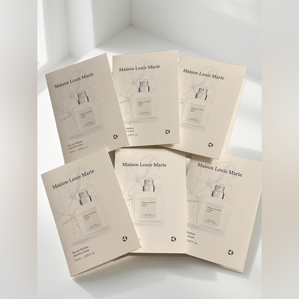 6 Maison Louis Perfume Samples